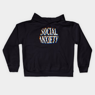 SOCIAL ANXIETY Kids Hoodie